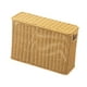 thumbnail image 4 of Cesta organizadora de ratán sintético, cesta tejida portátil rectangular multiusos L amarillo, 4 of 9