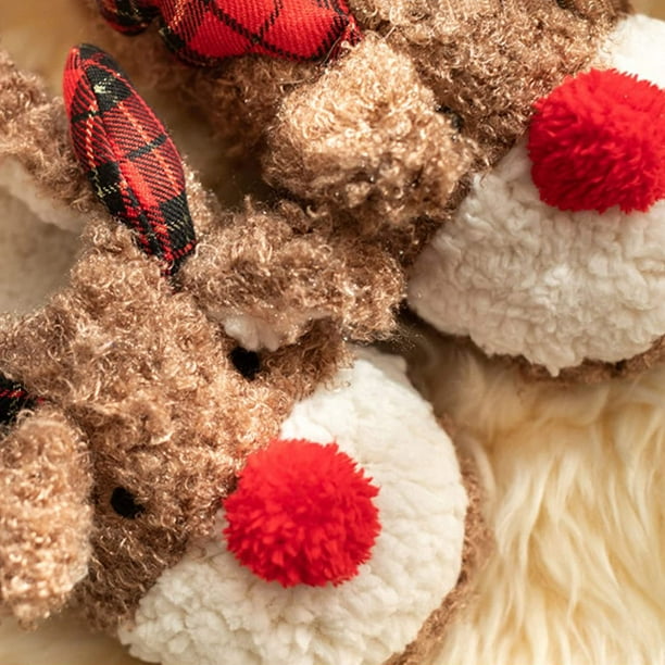 Reindeer clearance slippers walmart