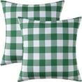 thumbnail image 1 of 2 Pcs Checkered Throw Pillow Covers, 18 x18 inch Square Buffalo Plaid Throw Pillow Cases, 1 of 5