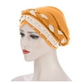 thumbnail image 3 of iHPH7 Head Wraps for Women Hair Turban Chemo Headwear for Women Cancer Headwear for Women Chemo Scarf for Women Head Wrap, Yellow One Size, 3 of 5