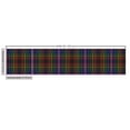 thumbnail image 3 of Ambesonne Fashion Fabric by the Yard Upholstery, Minimalist Rainbow Plaid, 1 Yard, Yellow Dark Pink and Orange, 3 of 5