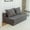 Gray, variant on S-HOME Foldable Sofa Bed Sleeper Lounge Chair With Pillow Twin Floor Mattress Couch For Living Room Dorm Guest Room Office