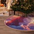 thumbnail image 6 of Daiia Sunset Cloud Corgi Drawing Merry Christmas Tree Skirt , Xmas Large Lace-up Tree Skirt, Santa Snowflakes Rustic Home Decorations New Year Party Farmhouse Decor-30", 6 of 7