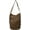 Brown, variant on Retro Bucket Shoulder Bag for Women Leopard Print Y2K Underarm Tote Bag Handbag Soft Canvas Top Handle Purse