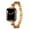 Rosegold, variant on Diamond Four Leaf Clover Metal Band for Apple Watch Compatible with Series 8/7/6/5/4/3/2/1SE/Ultra 42mm 44mm 45mm 49mm Rose Gold Easy Adjustable Shiny Sparkling Rhinestone Jewelry Strap,Rosegold