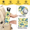 thumbnail image 4 of Shark Car Palm Pattern Sport Water Bottle for Kids Insulated with Straw for School Outdoor Daily Use, 4 of 6