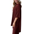 thumbnail image 4 of Conjunto Deportivo PRETTYGARDEN Burdeos de Dos Piezas para Mujer Talla XL, 4 of 7