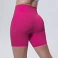 thumbnail image 6 of AzureSilk Womens Athletic Shorts Tight Yoga Pants Women No Front Seam Biker Shorts Lounge Workout running shorts for women Solid Color, Size S-XL, 6 of 6