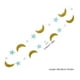 thumbnail image 2 of Pancarta de papel con estrellas y lunas para colgar decoraciones de pared para bodas, fiestas, baby showers, dormitorios y fiestas, 2 of 8