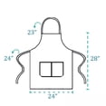 thumbnail image 5 of Paquete de 10 Delantales con Pechera - Delantal Negro Unisex una Granel 2 Bolsillos Espaciosos, Lavable MáQuina para la ElaboracióN Dibujos Barbacoa en Cocina, 5 of 5