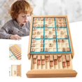 thumbnail image 2 of Sudoku Crosswords Montessori, juegos de lógica de inferencia de dígitos educativos de madera, rompecabezas de matemáticas cuadradas latinas, juegos de números, Juguetes, 2 of 4