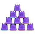 thumbnail image 4 of Kinetic Sand, Castle Containers 10-Color Pack Colored Sand Toys for Kids Aged 3 and up, 4 of 7