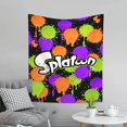 thumbnail image 2 of Splatoon Wall Tapestry Cartoon Poster Wall Hanging Tapestry for College Dorm Living Room Bedroom Decoration 40x60 Inch, 2 of 7