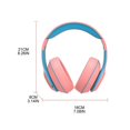 thumbnail image 2 of Bluetooth-compatible Headphone Noise Cancelling Wireless Sports Running Headsets Hifi Earphones with Microphones blue, 2 of 5