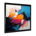 thumbnail image 2 of Designart "Expression of Blue and Pink Paint Ink V" Abstract Framed Wall Art Decor - Modern Pink Abstract Fractal Hallway Framed Wall Art Decor, 2 of 6
