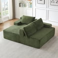thumbnail image 6 of Leumius 96” Modular Sectional Sofa,Cloud Sectional Couch with Deep Seat,Modern Modular L-Shape Sofa Couch with Chaise,Upholstered Boneless Couches for Living Room Bedroom,Green, 6 of 11
