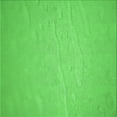 thumbnail image 1 of Ahgly Company Machine Washable Indoor Square Transitional Neon Green Area Rugs, 6' Square, 1 of 7