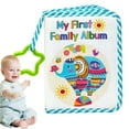 thumbnail image 2 of Baby Memory Book First Year Growth Record Keepsake Album for Toddler Child Soft Cloth Photo Journal Present, 2 of 8