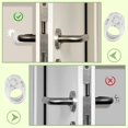thumbnail image 2 of 6pcs Pvc Door Handle Bumpers Door Stopper Wall Protectors (transparent), 2 of 4