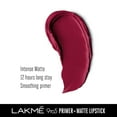 thumbnail image 3 of LAKMÉ 9 à 5 Apprêt + Rouge à Lèvres Mat Red Velvet, 3,6 g, 3 of 5