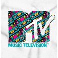 thumbnail image 2 of Retro 80s MTV Boombox Radio Logo Women's Maternity Dress Brisco Brands M, 2 of 3