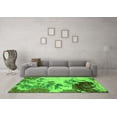 thumbnail image 3 of Ahgly Company Indoor Square Abstract Green Modern Area Rugs, 6' Square, 3 of 4