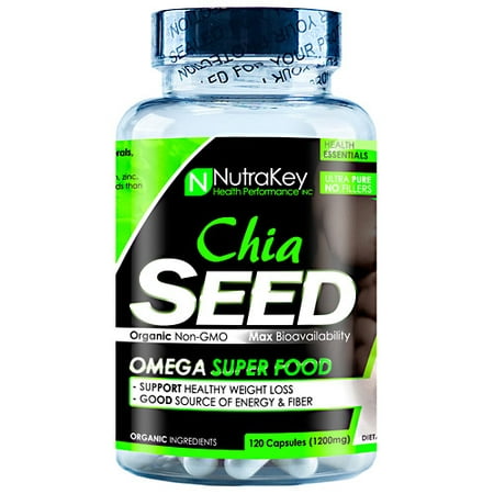 NUTRAKEY Chia Seed  - 120 Capsules