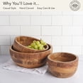 thumbnail image 4 of Fitz and Floyd Caleb Natural Serve Bowls (Set of 3), 4 of 6