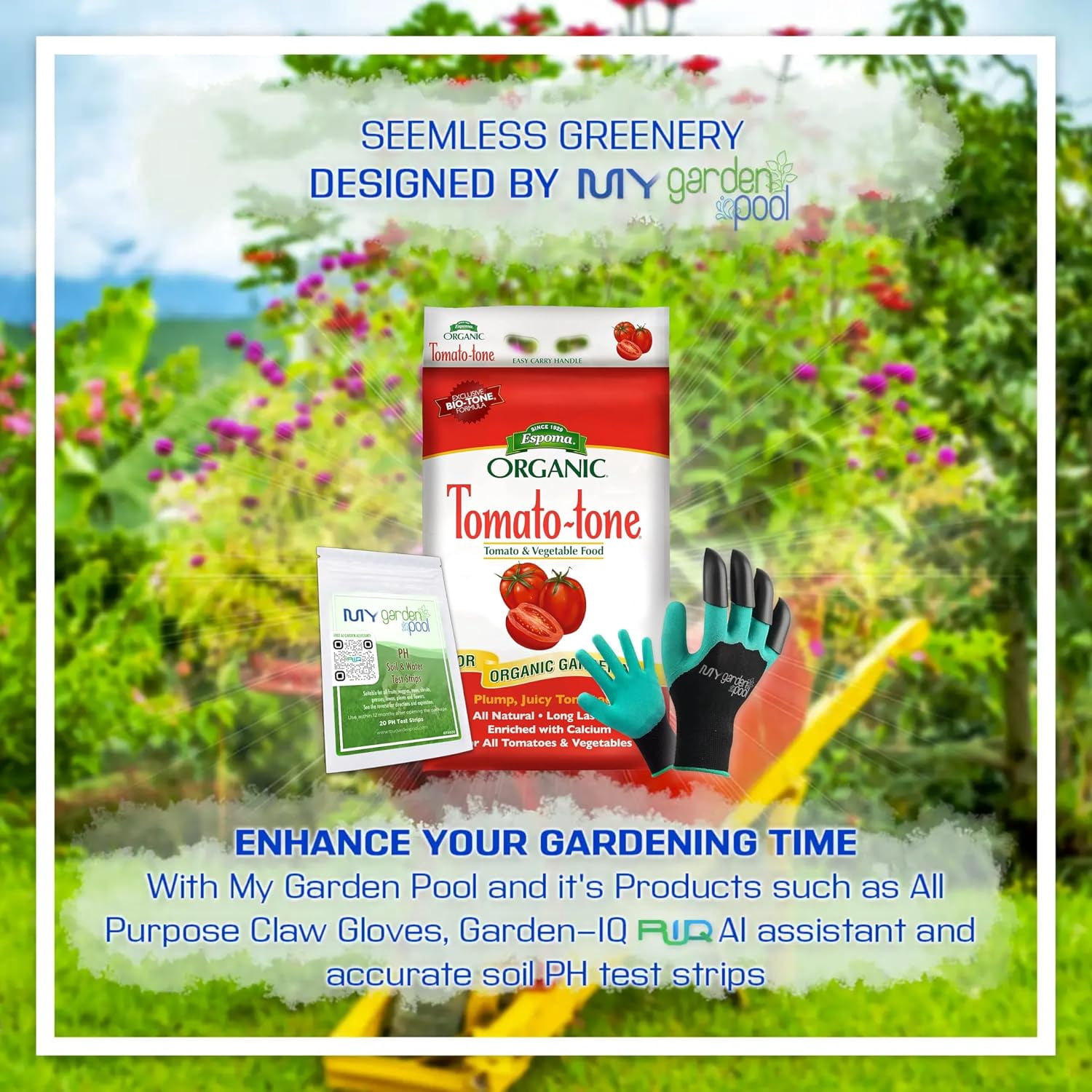 Espoma Organic Tomato-Tone Plant Fertilizer, Bloom Booster, Garden