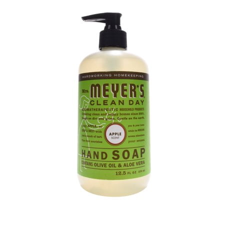(3 Pack) Mrs. Meyer's Clean Day Liquid Hand Soap, Apple, 12.5