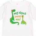 thumbnail image 4 of Inktastic My Nana Loves Me Grandson Boys Long Sleeve Toddler T-Shirt, 4 of 5