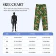 thumbnail image 5 of Daiia Parrots And Tropical Leaves Men's Sleep Pant with Pockets and Drawstring,Pajama Pants-XX-Large, 5 of 9