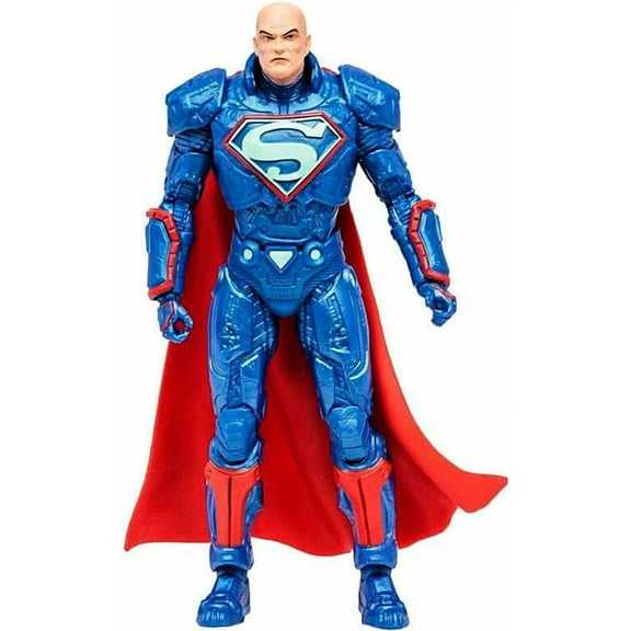 McFarlane Toys DC Comics Multiverse Lex Luthor Power Suit Collectible Action Figure, Blue, 2 oz