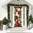 thumbnail image 6 of Virelaxpo Christmas Doorway Frame Decor with Santa Claus Print,Garden and Patio Hanging for Seasonal Photo Scenes and Home Entrance Decoration, 6 of 6