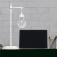 thumbnail image 1 of All the Rages LHT-5027-WH Lalia Home Matte 1 Light Beacon Table Lamp with Clear Glass Shade, White, 1 of 4