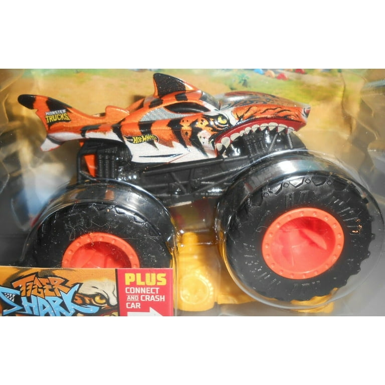 Hot Wheels Monster Trucks LIVE Tiger Shark Diecast Car 