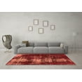 thumbnail image 3 of Ahgly Company Indoor Rectangle Abstract Orange Modern Area Rugs, 5' x 7', 3 of 4