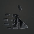 thumbnail image 4 of Guardoinrt Mens Winter Gloves Waterproof Touch Screen Running Sports Winter Warm Gray black M 1Set, 4 of 6
