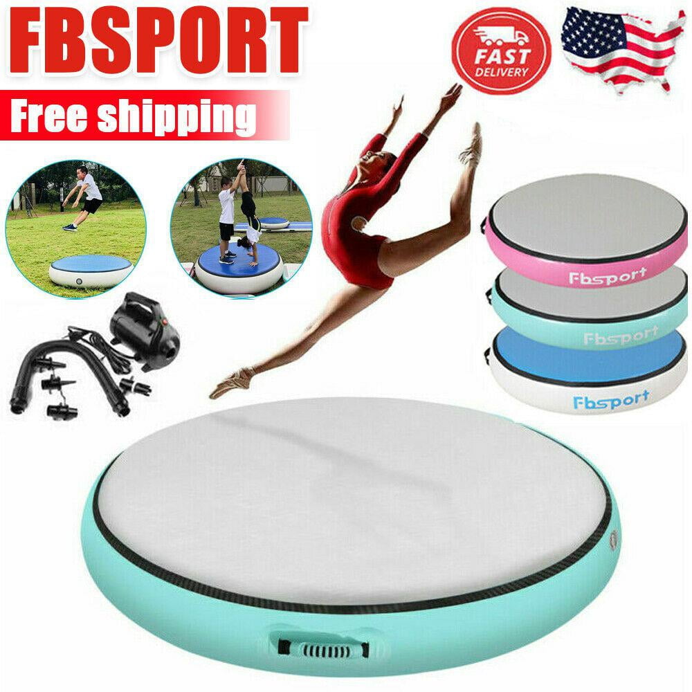 Details about   FBSPORT Inflatable Round Air Floor Gymnastics Tumbling Mat+Pump 