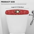 thumbnail image 5 of ZIATUBLE Christmas Snowflakes Toilet Top Cover Black Cat Toilet Tank Dust Cover Washable Toilet Tank Protector Cover 2 Piece Reusable Toilet Tank Lid Covers for Bathroom Toilet Tank Lids, 5 of 5