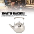 thumbnail image 3 of Inscurrido, Filtro Fino, Fino, Té De Acero Inoxidable Preciso, Hervidor De Té Múltiple Con Diseño De Tapa Segura, Uso Versátil, Para Acampar En El Hogar Con Estufa De Gas, 3 of 7