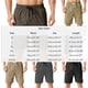 thumbnail image 5 of Ceisia Men's Solid-Color 4-Way Stretch Sports Shorts Elastic Waist Drawstring Casual Shorts Gifts, 5 of 5