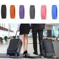 thumbnail image 3 of 8 Pcs Protecteurs de Roues de Valise en Silicone Chaussures de Roulette de Voyage Housse de Protection pour Valise Accessoires Bleu, 3 of 5