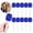Blue, variant on Food Storage Containers – Microphone Candy Tubes 10Pcs Plastic Mic-Shaped Containers for Party Favors