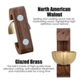 thumbnail image 4 of Shopkeepers Bell For Door Opening, Magnetic Attached Wood Doorbell Golden Decorative Entry Door Chime With Brass Bell-d, 4 of 5