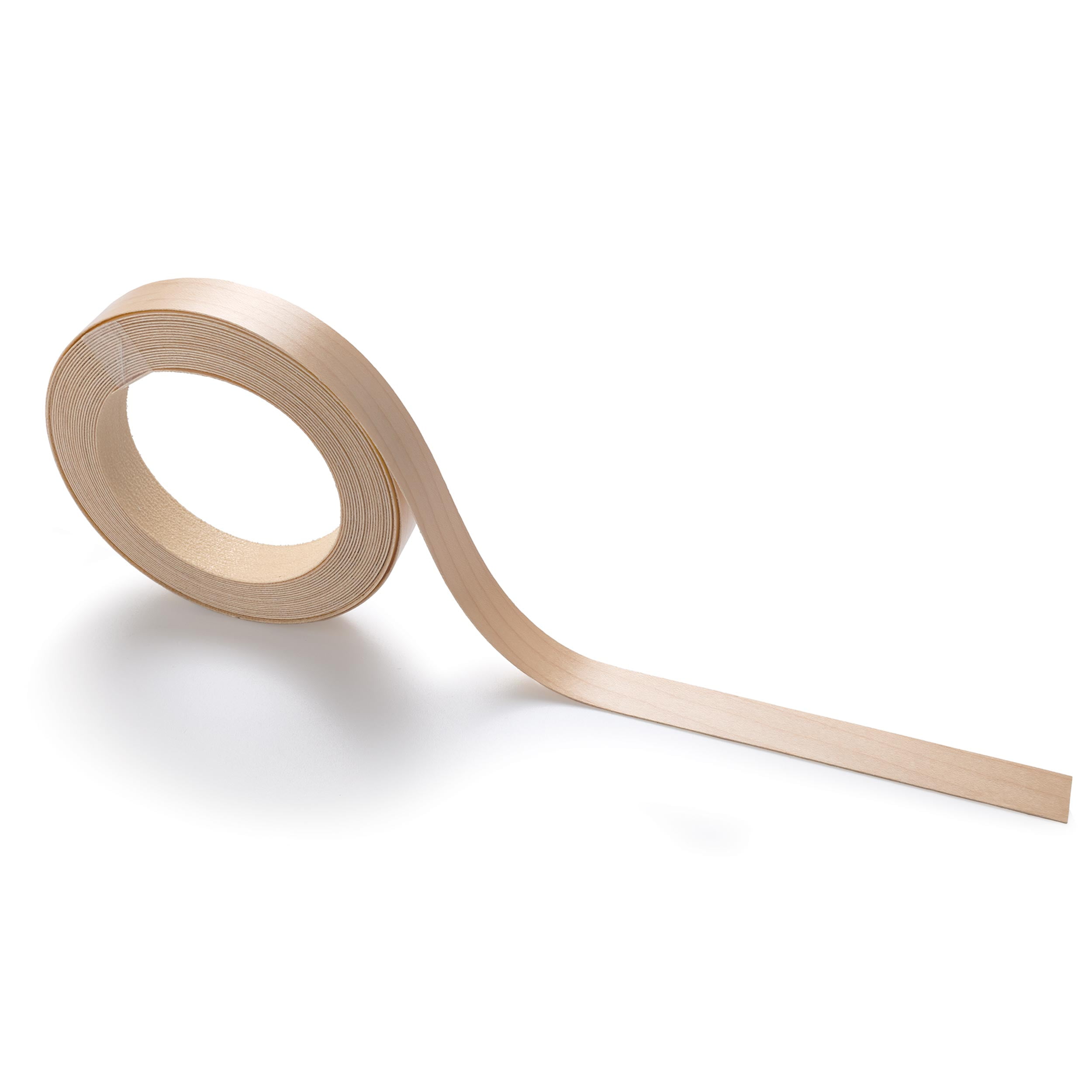 Sauers Birch White Edge Banding, PreFinished and PreGlued, 13/16” x