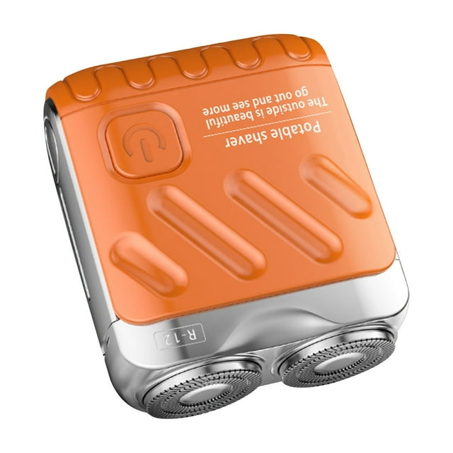 Birdeem R-12 Rasoir Électrique pour Bagages Mini Rasoir Électrique Rasoir Électrique Portable pour Hommes Conception Pratique pour le Voyage Rasoir