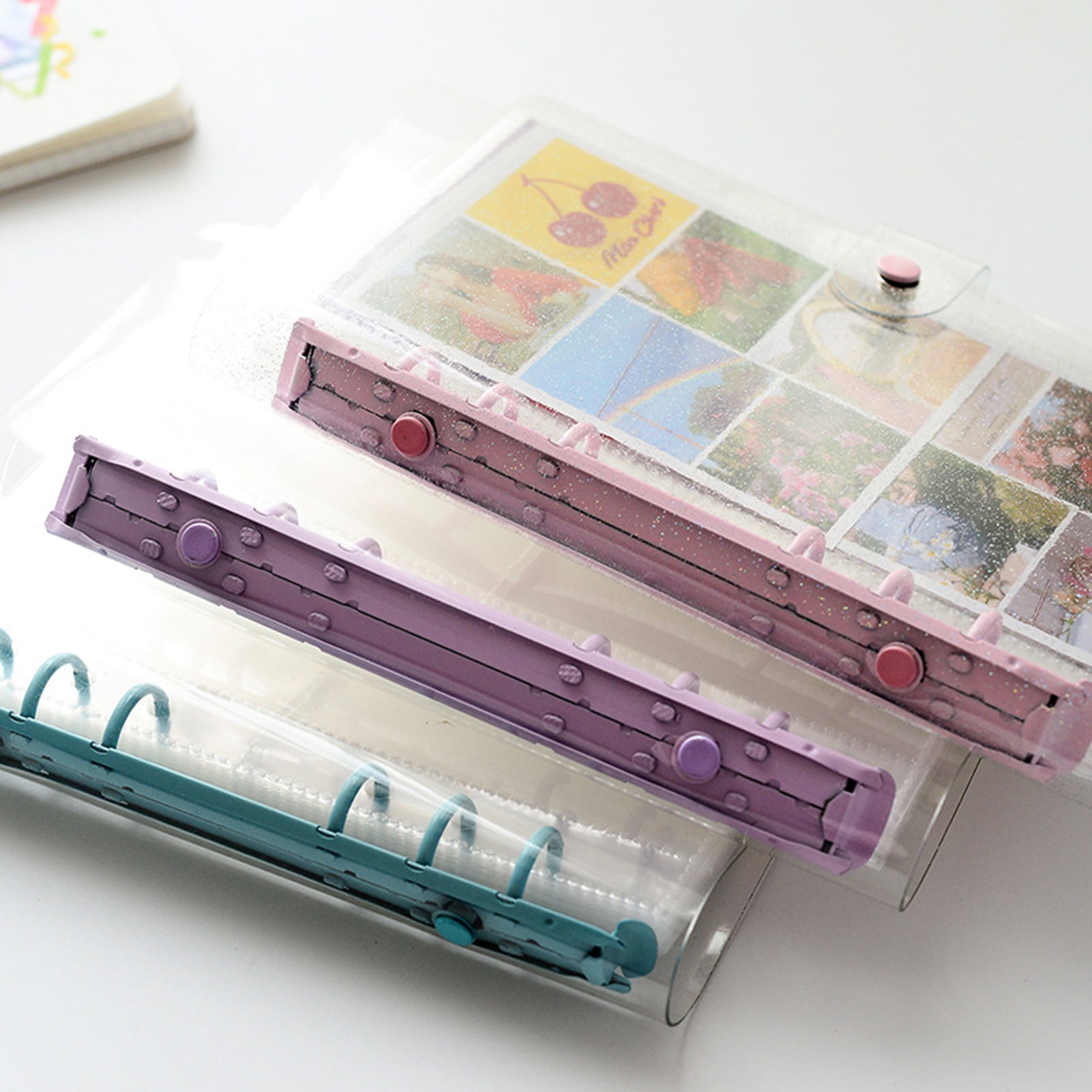 Classic 3 ring binder Album for Banknote Storage multiple pocket pages colours 