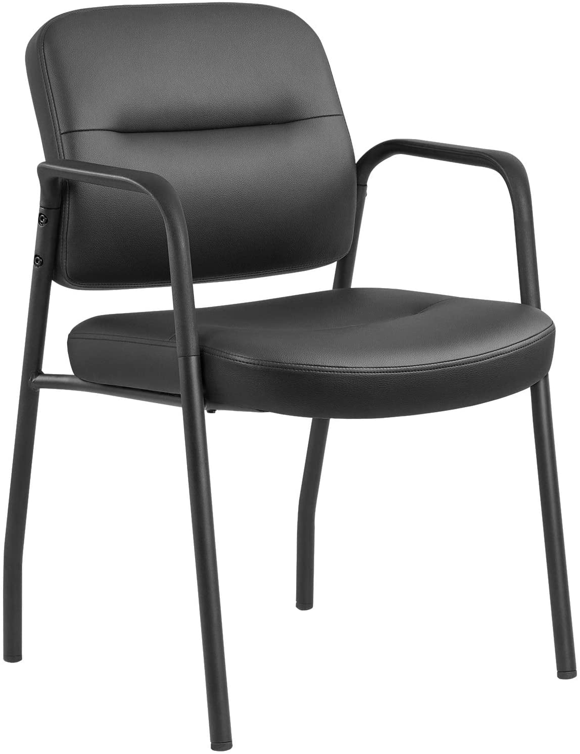 Walnew Office Guest Chair Reception Chair Leather Executive Side Chair ...