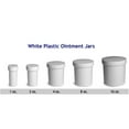 thumbnail image 4 of Cosmetic Jar  8 oz - White (PACK OF 12) Plastic Ointment Container For cosmetics, creams, powder, oil, beauty products) by Sponix BioRx, 4 of 4